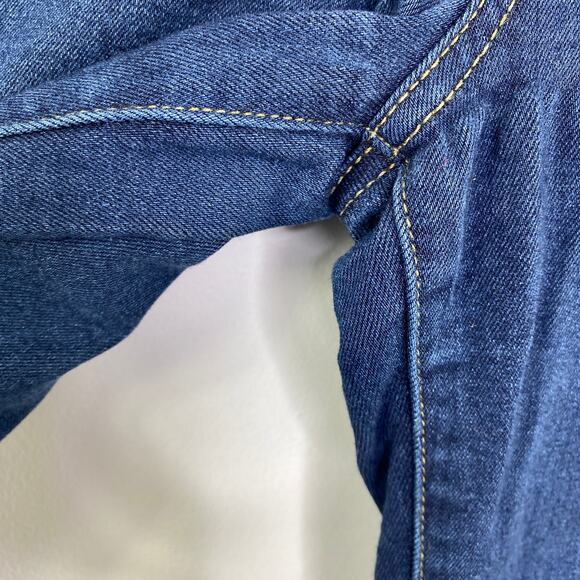 PAIGE Hoxton Ankle Dark Wash Blue Denim Skinny Jeans Women's Size 25 - Picture 6 of 10